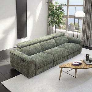 أريكة فاخرة حديثة من فوشان بثلاثة مقاعد من القماش على الطراز الإيطالي مع خاصية الاسترخاء الكهربائي أو اليدوي للفنادق الراقية - Product Image 1