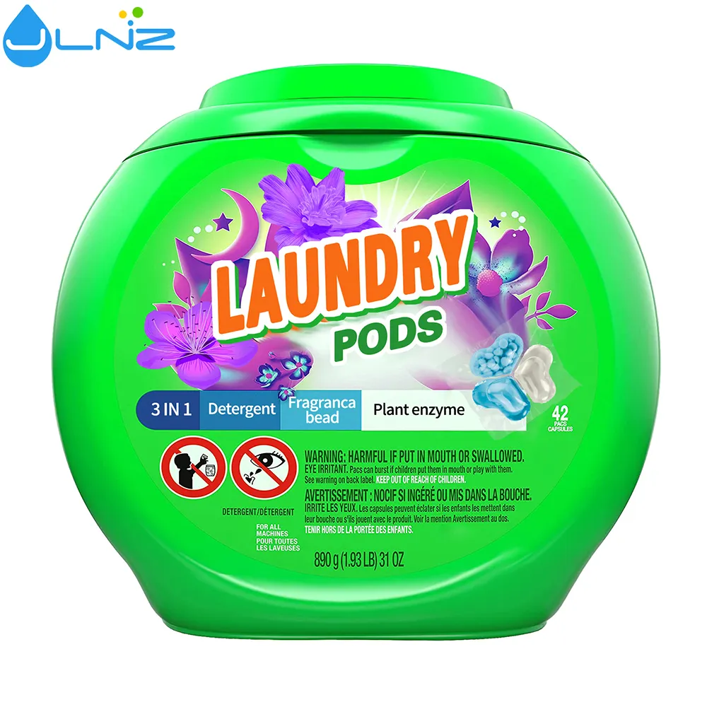 Laundry Detergen Pods Kapsul Produksi Jual Panas 2023 Laundry Beads Booster Scent
