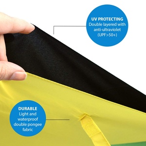 Parquet 50+ Uv rainbow 23 Inch Double Layer Inverted <b>Umbrellas</b> C Shaped Handle Reverse Folding Windproof <b>Umbrella</b> - Product Image 6