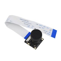 Kamera Penglihatan Malam Raspberry Pi 4B/3B+/Zero2W 5-megapiksel OV5647 Modul Inframerah 1080P 30fps Tanpa Fokus Otomatis