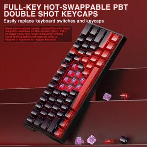 Prodotto di Punta AULA WIN60HE Edizione MAX, <span class=keywords><strong>Tastiera</strong></span> Cablata RGB con 60 Tasti, Asse Magnetico Wing Chun, per <span class=keywords><strong>Gaming</strong></span> e Ufficio - Product Image 4