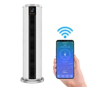 Systèmes de purificateur d'air wifi cylindriques pour la maison CADR 600m3/h pour 48-72m2 petit purificateur d'air purificateur d'air pour la maison grande pièce