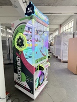 Machine de jeu à prix surprise à monnayeur, machine d'arcade à 3 rouleaux avec bouton d'arrêt pour centre de jeux et parc d'attractions