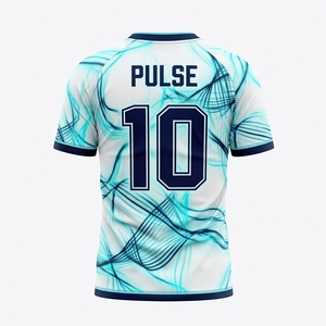 Unisex Sublimated Soccer Jersey Kit V Neck Sleeveless Flame Print Breathable Moisture Wicking Football Jersey 100% Polyester - Product Image 6