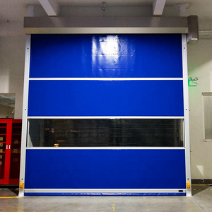 Công nghiệp trượt tự động tốc độ nhanh màn trập cuộn lên cửa PVC cho nhà máy - Product Image 3