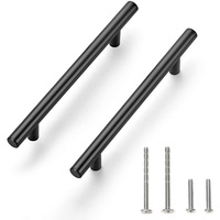 Poignées de meuble traditionnelles en forme de demi-lune, boutons de meuble, quincaillerie, poignées de tiroir avec vis