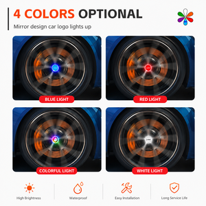 Tapas de Rueda LED Flotantes de 62mm para Toyota Crown Prado, Tamaño Original, Luminosas y Personalizables, Juego de Clips para Radios - Product Image 1