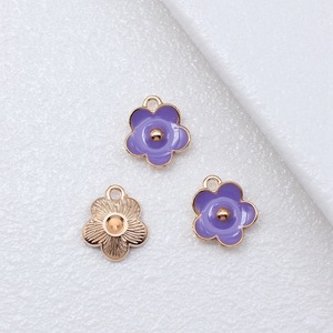 CE Certified Fashionable Dopamine Colored Alloy Oil Drop Flower Pendant Necklace Bracelet <strong>Accessories</strong> - Product Image 5