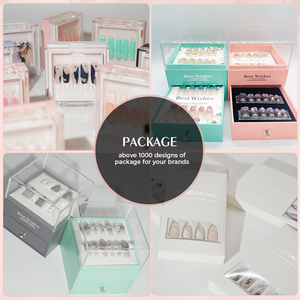 Prensa de uñas hecha a mano personalizada Easywell con cajas blancas uñas francesas arte acrílico uñas artificiales uñas Prensa en - Product Image 4