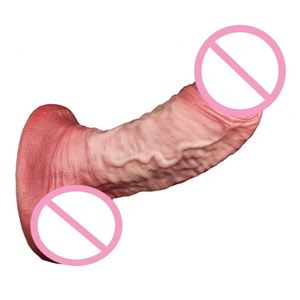 Real Penis Textured Silicone Realistic <b>Dildo</b> Dual Hardness Silicone <b>Dildo</b> for Women Vagina Masturbation <b>Dildos</b> for Women - Product Image 1