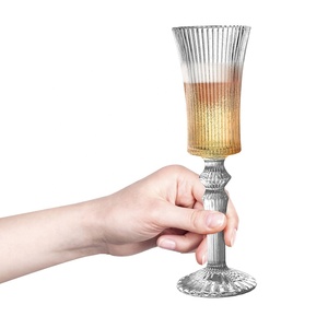 Cổ điển gân rượu vang ly rõ ràng bắt nguồn dọc sọc Sâm banh sáo rượu vang Kính - Product Image 6