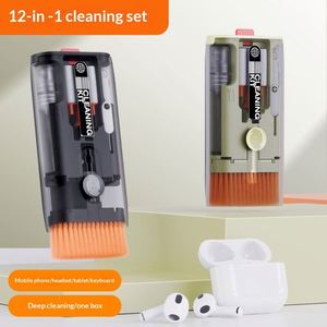 Nuevo Kit de Limpieza 12 en 1 de Material ABS con Carga Bluetooth para Teléfono Móvil y Tableta, Venta Directa de Fábrica 2024 - Product Image 2