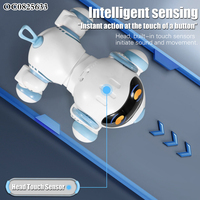Programmierbarer Tanzender Intelligenter RC-Ferngesteuerter Roboterhund Spielzeug mit Licht und Ton