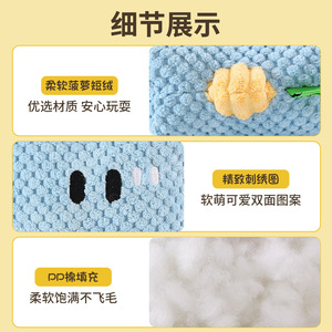 Juguete de peluche con forma de martillo para mascotas, para autoentretenimiento, alivio del aburrimiento, masticación, cuerda de peluche masticable con sonido, juego de tira y afloja para cachorros - Product Image 4