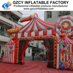 Arco de circo inflable personalizado Entrada de Carnaval eventos volar arco publicidad circo inflable carnaval entrada arco - Product Image 3