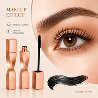 Maskara Rose Gold Twist untuk Bulu Mata Terdefinisi dengan Hasil Premium, Logo Kustom OEM ODM, Pabrik Kosmetik Label Pribadi