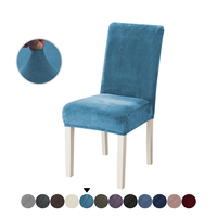 Vente en gros de housses en molleton de renard argenté multicolore pour chaises et vêtements