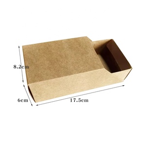 Boîte à glissière pour restauration rapide de qualité alimentaire, boîte à emporter pour toast français, boîte en papier avec manchon imprimé, plateau alimentaire en papier à emporter - Product Image 5