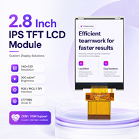Modulo LCD TFT IPS Personalizzato da 3,5 Pollici 240x320 ST7789V RGB con Interfaccia MCU SPI per Dispositivi Portatili e Embedded