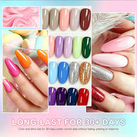 Ensemble de vernis à ongles en gel UV écologique non toxique longue durée 15 ml, 24 couleurs, logo personnalisé, flacons pour salons professionnels et DIY