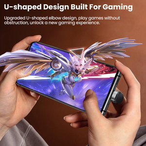 Toocki nuovo stile PD 100W a forma di <span class=keywords><strong>U</strong></span> cavo a gomito tipo <span class=keywords><strong>C</strong></span> ricarica rapida Usb dati per il gioco - Product Image 4