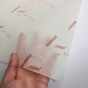 Recyclable Custom Light <b>Orange</b> Wrapping Tissue <b>Paper</b> Bulk OEM Logo Printed 17gsm Packaging <b>Paper</b> for Clothing and Gift Wrapping - Product Image 5