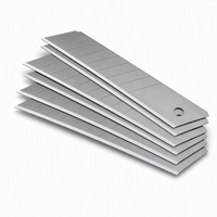 Lames de couteau utilitaire en titane à segmentement 13 segments, bord rectifié de précision, trou de montage standard, 10/50/100 pièces, OEM en vrac