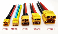 Konektor Baterai Amass Electronics Custom XT30 XT60 XT90 TUV untuk Opsi Molex/JST/JAE Kabel Harness Pin yang Dapat Disesuaikan