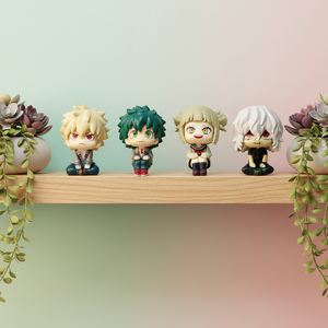 ฟิกเกอร์อนิเมะมายฮีโร่ อคาเดเมีย 6 แบบ ดีไซน์ใหม่ ตัวละครอิซึกุ มิโดริยะ และ คัตสึกิ บาคุโกะ ของเล่นโมเดลตกแต่ง - Product Image 1
