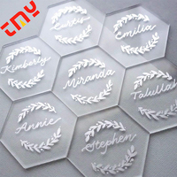 Numéros de table en acrylique personnalisés pour restaurant, décoration de luxe, porte-noms, cartes de bienvenue pour mariage avec support