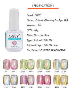 <span class=keywords><strong>IBD</strong></span> Galactic Glittering Cat Eyes <span class=keywords><strong>Gel</strong></span> 2025 Nuevo estilo Esmalte de uñas de <span class=keywords><strong>gel</strong></span> UV LED de larga duración - Product Image 2