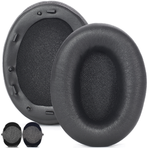 Coussinets d'oreille en cuir protéiné de remplacement pour casque sans fil Sony WH-1000XM3 XM3, coussinets d'oreille en mousse à mémoire de forme souple - Product Image 2
