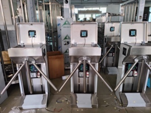 High Quality Easy Installation <strong>Secure</strong> Access Control Solutions Tripod Turnstile with Movable <strong>Base</strong> - Product Image 4