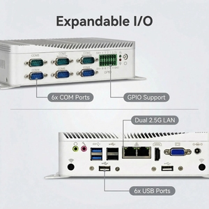 Mini PC Industrial Resistente, Core Ultra 5 125U Ultra 7 155U, 2x2.5G LAN, 6xRS232/RS485 <span class=keywords><strong>COM</strong></span>, GPIO, Computadora de Escritorio Industrial EGE AI, 4G - Product Image 6