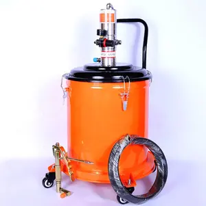 Excavator Gear 35L large capacity High Pressure Heavy Duty Grease Bucket Pump Air Operated Grease Pumps