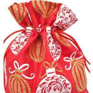 High Quality Drawstring Fabric <b>Gift</b> <b>Bags</b> for Christmas Present Packaging <b>Small</b> Pouch - Product Image 4