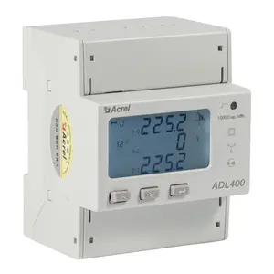 Acrel ADL400/F Din rail pengukur daya energi listrik 3-fase tampilan digital RS485 Modbus-RTU IoT dengan berbagai tarif