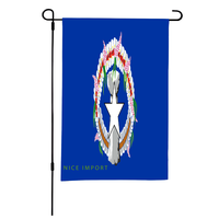 Drapeau de jardin patriotique de Porto Rico, décoration de jardin résistante aux intempéries, imperméable, pour pelouse, cour, patio, porche, toutes saisons