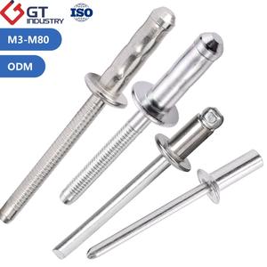 Rivets à tête bombée Hemlok Hem-luk en acier inoxydable SS304 SS316 SS316L 1/8 3/16 5/16 5/32 201 304 316 316L 3,2 mm 4,8 mm 5 mm - Product Image 2
