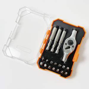 Jeu de clés à cliquet à dégagement rapide, 18 pièces, métriques et impériales, à mâchoires lisses, outils de réparation pour la maison - Product Image 5