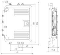 Controlador de Vehículos Industriales KCONBOT IVC300 Personalizable para AGV/AMR, Cumple con la Norma IEC 61131-3, Evitación de Obstáculos por Láser