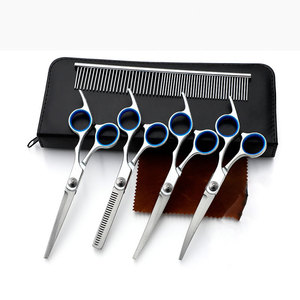 Pet Grooming Scissors Set Stainless Steel Curved <b>Thinning</b> Shears For Dog Hair Trimming Professional Grooming Tools - Product Image 5