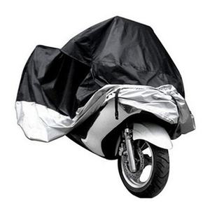 Toda a Temporada Preto Poliéster de Proteção Solar À Prova D' Água Da Motocicleta Capa Serve até 108 "Motores - Product Image 3