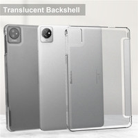 Coque arrière transparente en cuir de luxe 2023 10.1 pouces étui de protection intelligent pour tablette pour Blackview Tab 7 8 wifi Pro