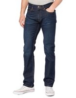 Jean vintage homme le plus vendu, coupe slim, bleu uni, taille mi-haute, pantalon long droit en denim respirant pour l'été