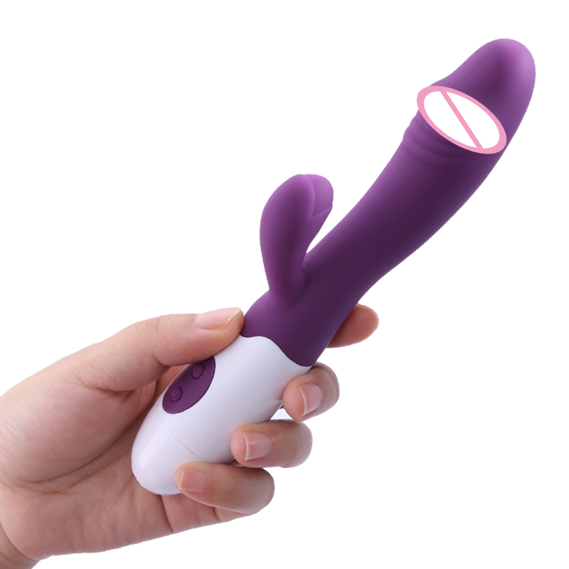 deep anal plug porn Battery Powered Rabbit Vibrator - 10 Speeds, Silicone Clit Sucking Toy for  Couples