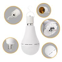 Ampoule LED rechargeable E27, ampoules LED d'urgence, température de couleur 2700K/4500K/6500K, durée de vie 25000 heures, CRI 80 CE