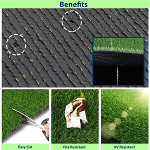 <span class=keywords><strong>Gazon</strong></span> artificiel pour aménagement paysager, pelouse pour terrasse extérieure, balcon, entretien facile, toucher doux - Product Image 6