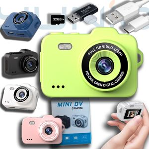 กล้องดิจิตอลขนาดเล็ก Yuniq Mini Thumb หน้าจอ 0.96 นิ้ว หลายสี ขนาดจิ๋ว พกพาสะดวก CMOS 1080P แบตเตอรี่ 200mAh เหมาะสำหรับการเดินทาง วิดีโอบล็อก และพกพาในกระเป๋า รุ่น Mini D - Product Image 1