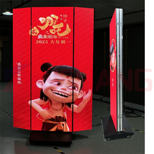 Double Sided tri-gấp siêu sáng kỹ thuật số LED Poster Màn hình hiển thị với điều khiển thông minh hệ thống LCD hiển thị thể loại - Product Image 5